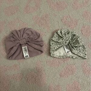H&M Kids Turban Hat Set - purple and floral